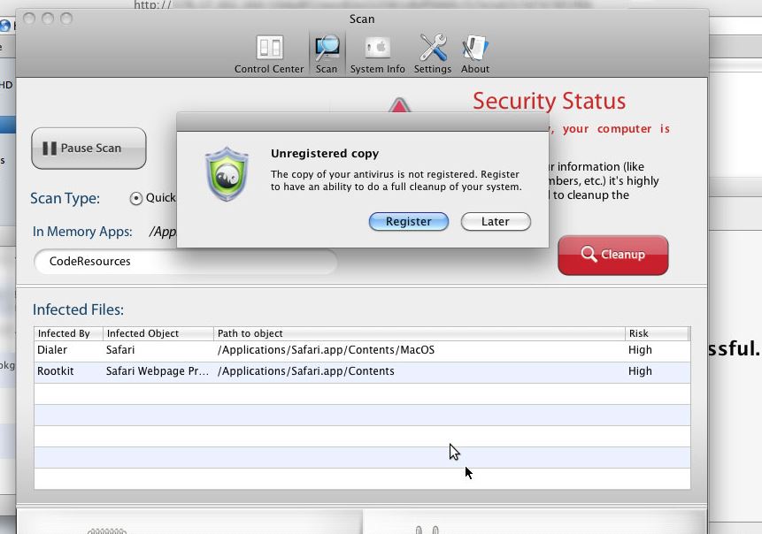 how to look for malware on mac