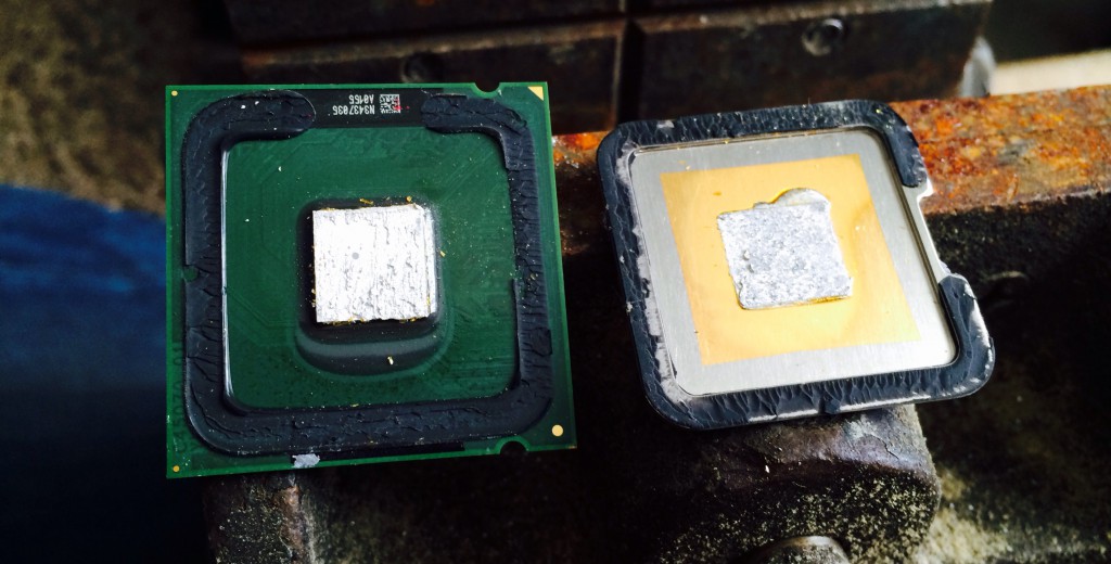 Easily remove cpu heat spreader